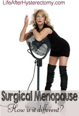 surgical menopause symptoms