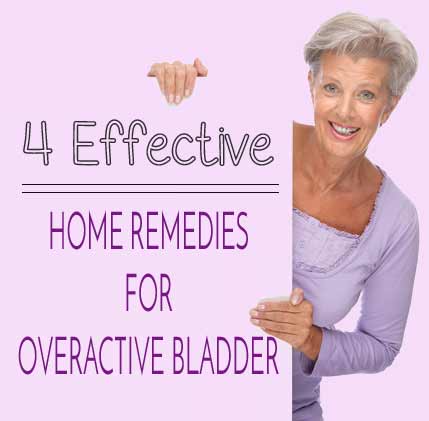 4 Effective Home Remedies for Overactive Bladder