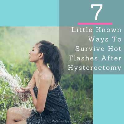 hot flashes after hysterectomy