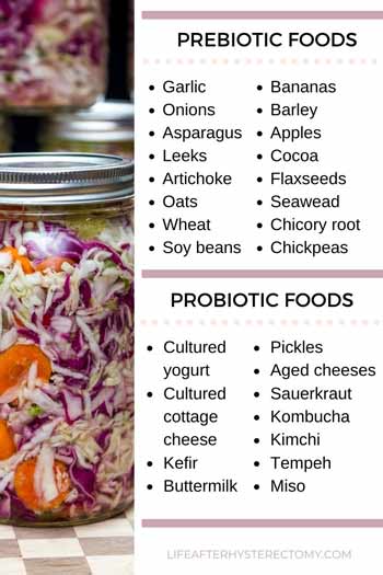 prbiotics and probiotics for gut health 